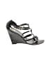 Givenchy 100% Leather Gray Black Vintage Wedges Size EU 39 - photo 1