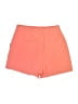 Express Solid Orange Pink Khaki Shorts Size 6 - photo 2