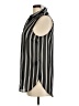 H&M 100% Polyester Stripes Black Sleeveless Blouse Size 6 - photo 5