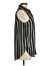 H&M 100% Polyester Stripes Black Sleeveless Blouse Size 6 - photo 4