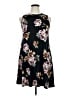 Fortune + Ivy Floral Black Casual Dress Size XL - photo 1