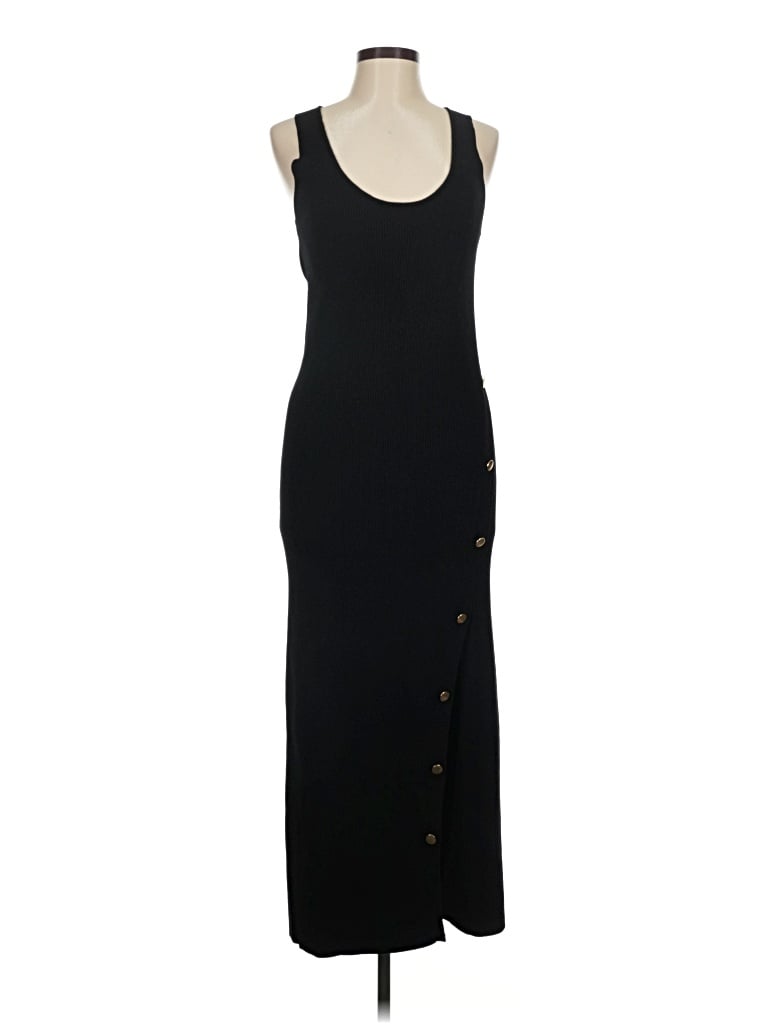 Pre-owned Zara Casual Dress In Black