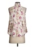 Ann Taylor LOFT 100% Polyester Ivory Sleeveless Blouse Size XS - photo 2