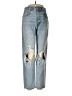 Zara Graphic Blue Jeans Size 6 - photo 1