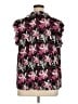 NY Collection Black Short Sleeve Blouse Size XL - photo 2