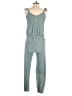 Chaser 100% Cotton Solid Gray Jumpsuit Size S - photo 2