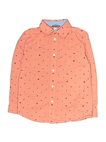 Wonder Nation Long Sleeve Button-Down Shirt (view 1)