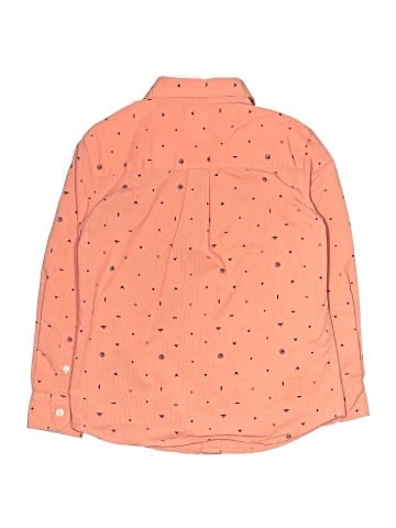 Wonder Nation Long Sleeve Button-Down Shirt (view 2)
