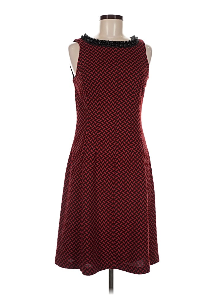 Pre-owned Frank Lyman Design Cocktail Dress In Burgundy