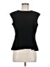 Ann Taylor 100% Polyester Black Sleeveless Top Size 8 Petite - photo 1