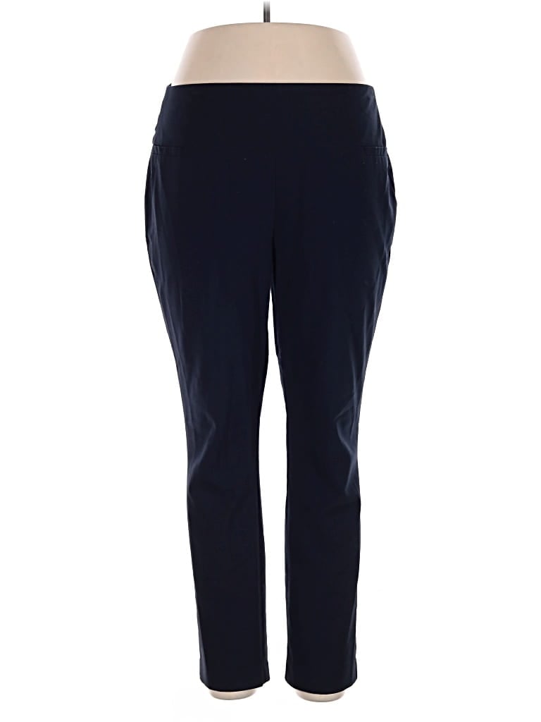 Pre-owned Roz & Ali Active Pants In Blue