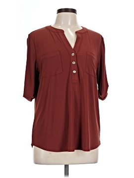 Anne Klein Short Sleeve Blouse