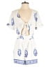 Tularosa 100% Polyester Paisley White Romper Size S - photo 1