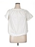J.Crew 100% Cotton White Short Sleeve Blouse Size 14 (tall) - photo 1