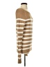 Ann Taylor LOFT 100% Cotton Stripes Tan Pullover Sweater Size S - photo 4