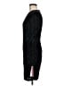 Aqua Damask Floral Graphic Jacquard Paisley Black Cocktail Dress Size M - photo 5