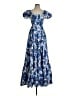 Caroline Constas Paisley Blue Casual Dress Size S - photo 1