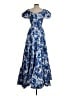 Caroline Constas Paisley Blue Casual Dress Size S - photo 2