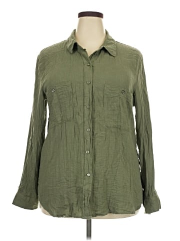 Social Standard by Sanctuary Long Sleeve Button-Down Shirt (view 1)