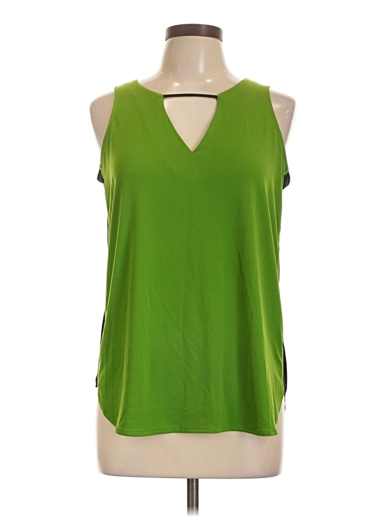 Pre-owned Worthington Sleeveless Blouse In Green