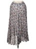 Max Studio 100% Polyester Floral Gray Casual Skirt Size XL - photo 1