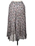 Max Studio 100% Polyester Floral Gray Casual Skirt Size XL - photo 2