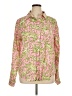 Lilly Pulitzer Floral Pink Long Sleeve Blouse Size XL - photo 1