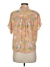 Tipsy Elves 100% Rayon Tropical Orange Short Sleeve Blouse Size M - photo 2