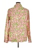 Lilly Pulitzer Floral Pink Long Sleeve Blouse Size XL - photo 2