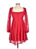 Double Crazy Red Cocktail Dress Size S - photo 2