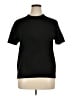 Theory Solid Black Short Sleeve Turtleneck Size XL - photo 1