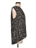 Chaus 100% Polyester Black Sleeveless Blouse Size L - photo 4