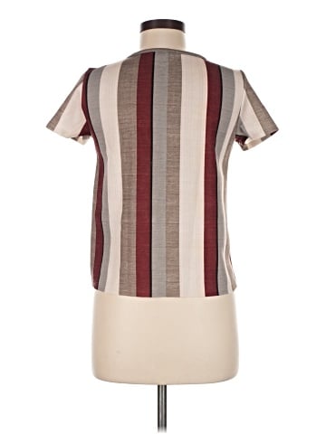 Zara W&B Collection Short Sleeve Blouse (view 2)