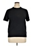 Theory Solid Black Short Sleeve Turtleneck Size XL - photo 1