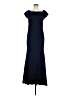 Xscape Solid Blue Cocktail Dress Size 6 - photo 1