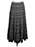 Studio M Print Black Casual Skirt Size S - photo 1