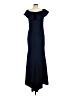 Xscape Solid Blue Cocktail Dress Size 6 - photo 2