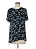 DR2 100% Polyester Black Short Sleeve Blouse Size S - photo 1