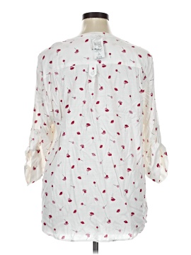 Torrid 3/4 Sleeve Button-Down Shirt (view 2)