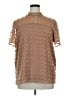 Unbranded Brown Short Sleeve Blouse Size XL - photo 1