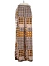 Drew 100% Polyester Print Gold Casual Pants Size L - photo 1