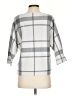 Adrienne Vittadini Plaid Gray Pullover Sweater Size S - photo 2