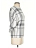 Adrienne Vittadini Plaid Gray Pullover Sweater Size S - photo 4