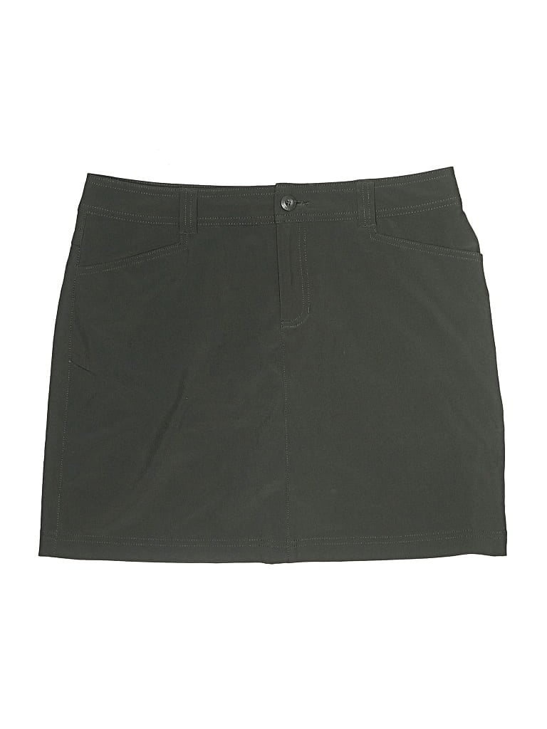 Pre-owned Eddie Bauer Active Skort In Gray