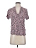 Entro 100% Rayon Animal Print Pink Short Sleeve Blouse Size S - photo 1