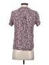 Entro 100% Rayon Animal Print Pink Short Sleeve Blouse Size S - photo 2