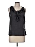 J.Crew 100% Silk Black Sleeveless Silk Top Size 6 - photo 1