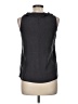 J.Crew 100% Silk Black Sleeveless Silk Top Size 6 - photo 2
