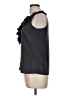 J.Crew 100% Silk Black Sleeveless Silk Top Size 6 - photo 5