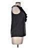 J.Crew 100% Silk Black Sleeveless Silk Top Size 6 - photo 4